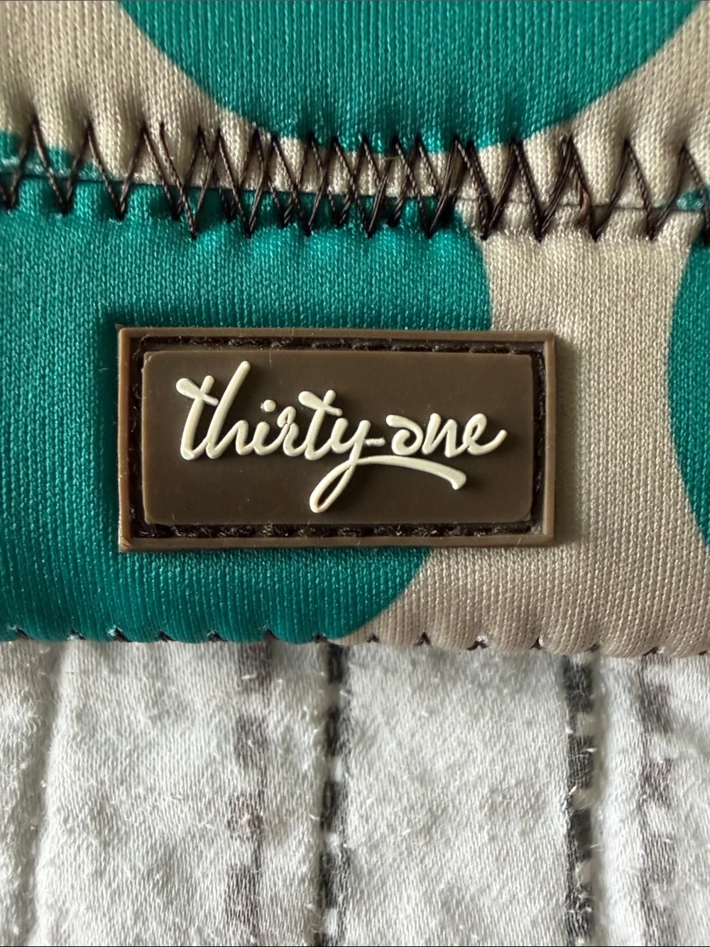 thirty-one Teal Dot Neoprene Case